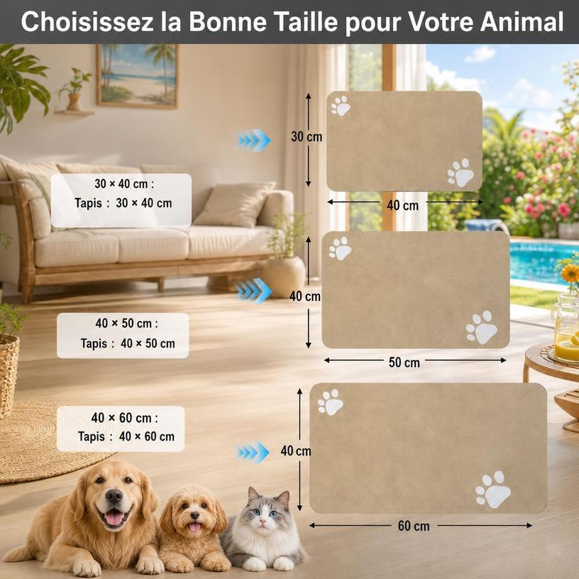 Fini les éclaboussures autour de la gamelle ! 💧