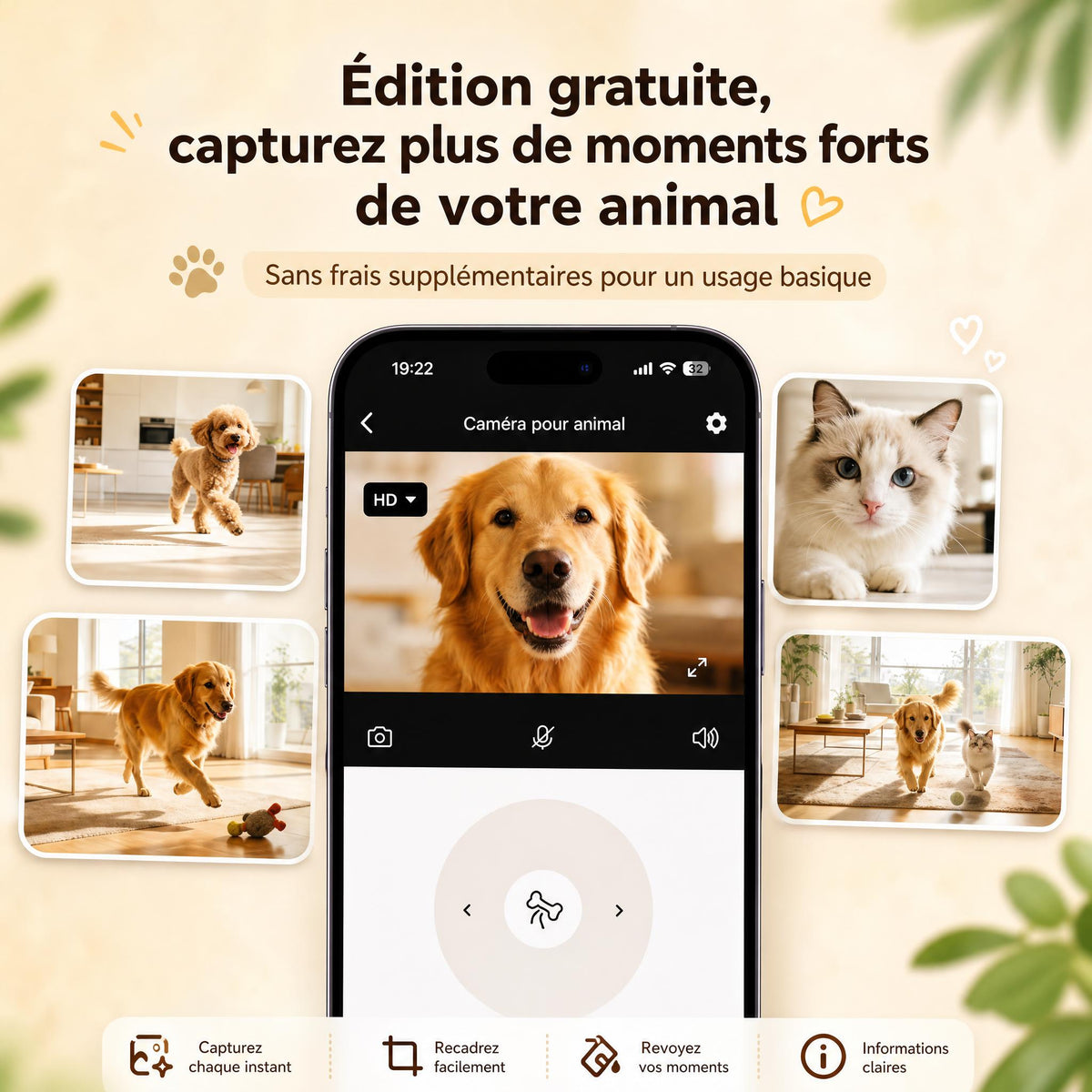 Jouez et donnez des friandises à votre animal, où que vous soyez dans le monde 📷